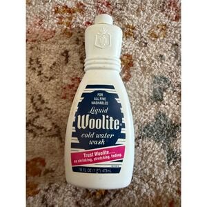 Vintage Woolite Cold Water Wash Bottle 16oz Retro Laundry Detergent Retro